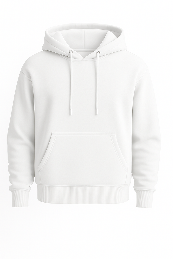 Classic Solid Hoodie – Premium Soft Polycotton Blend, Minimalist Design & Everyday Comfort